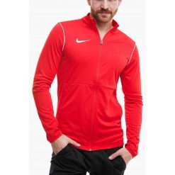 Bluza Męska Rozpinana Nike Dri-FIT Park 20 Sportowa bez Kaptura roz. L. Czerwone bluzy rozpinane męskie Nike, l, bez wzorów, sportowe, bez ramiączek, bez kaptura. Za 113.00 zł.