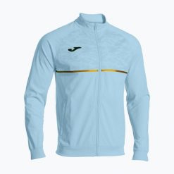 Bluza do biegania męska Joma Record III Full Zip. Niebieskie bluzy nierozpinane męskie Joma, m, bez wzorów, sportowe, bez ramiączek, bez kaptura. Za 172.80 zł.