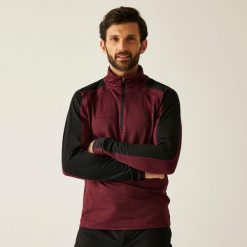 Polar męski z suwakiem 1/2 Hepley. Brązowe bluzy z polaru męskie Regatta, m, bez wzorów, z dzianiny, sportowe, bez ramiączek, bez kaptura. W wyprzedaży za 139.99 zł.