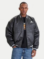 Adidas Kurtka bomber Stadium JZ6913 Szary Loose Fit. Szare kurtki męskie ADIDAS, m, bez wzorów, z syntetyku, bez ramiączek, bez kaptura. Za 528.99 zł.