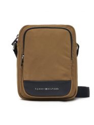 Tommy Hilfiger Saszetka Th Business Mini Reporter AM0AM13190 Brązowy. Brązowe saszetki męskie Tommy Hilfiger, bez wzorów, z materiału. Za 199.99 zł.