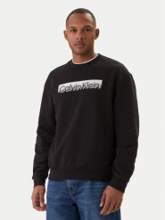 Calvin Klein Bluza Eu Sportswear Graphic LV04LF231G Czarny Regular Fit. Czarne bluzy nierozpinane męskie Calvin Klein, m, bez wzorów, z bawełny, bez ramiączek, bez kaptura. Za 369.99 zł.