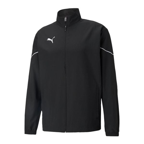 Męska Kurtka Boczna TeamRISE. Czarne kurtki męskie Puma, m, bez wzorów, sportowe, bez ramiączek, bez kaptura. Za 252.99 zł.