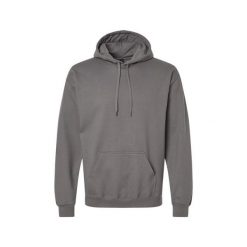 Bluza Z Kapturem Dla Dorosłych Unisex Softstyle Fleece Midweight. Brązowe bluzy nierozpinane męskie GILDAN, m, bez wzorów, bez ramiączek, z kapturem. Za 78.99 zł.