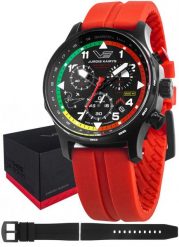 Zegarek męski Vostok Europe VK68-592C775 czerwony. Czerwone zegarki męskie Vostok Europe. Za 2,090.00 zł.