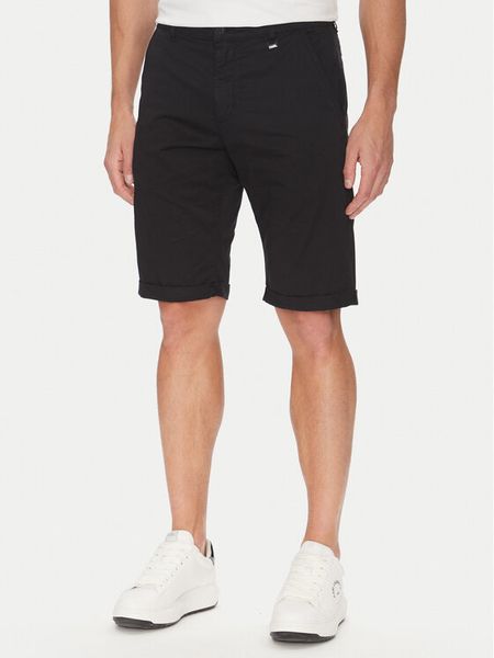 KARL LAGERFELD Szorty materiałowe 265812 552829 Czarny Regular Fit. Czarne szorty męskie KARL LAGERFELD, bez wzorów, z bawełny. Za 399.99 zł.
