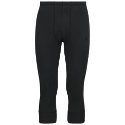 Legginsy termoaktywne męskie Odlo Active Warm BL Bottom 3/4. Czarne bielizna termoaktywna męska Odlo, l, bez wzorów. Za 188.99 zł.