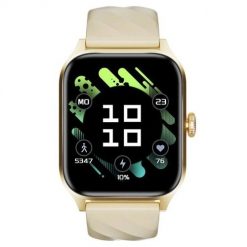 Smartwatch Weofly Active złoty. Żółte smartbandy WEOFLY. Za 82.99 zł.
