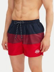 Henderson Szorty kąpielowe Rival 42609 Czerwony Regular Fit. Czerwone kąpielówki męskie Henderson, bez wzorów, z syntetyku. Za 94.90 zł.