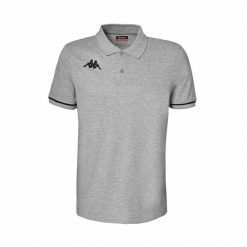 Polo Kappa Barli. Czarne koszulki polo męskie Kappa, m, bez wzorów, eleganckie, bez kołnierzyka, bez ramiączek. Za 185.00 zł.