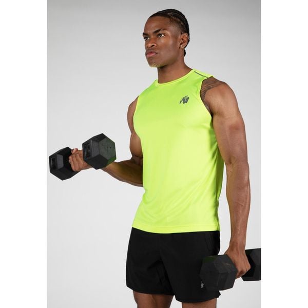 Tank top Gorilla Wear Washington. Żółte buty treningowe męskie GORILLA WEAR, bez wzorów, bez zapięcia, na fitness i siłownię. Za 168.00 zł.