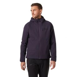 Kurtka turystyczna Helly Hansen Odin Stretch Insulat 2.0. Fioletowe kurtki męskie Helly Hansen, l, bez wzorów, eleganckie, bez ramiączek, bez kaptura. Za 1,122.00 zł.