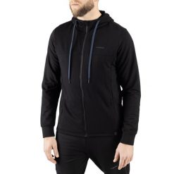 Bluza męska Viking Bamboo Lonetree Hoodie Man. Czarne bluzy nierozpinane męskie Viking, m, bez wzorów, bez ramiączek, bez kaptura. Za 209.00 zł.