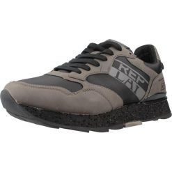 Buty REPLAY RS680089S Szary. Szare buty trekkingowe męskie Replay, bez wzorów, z syntetyku, bez zapięcia, trekkingowe. Za 365.99 zł.