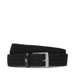 Pasek Męski Tommy Hilfiger. Czarne paski męskie Tommy Hilfiger, bez wzorów. Za 169.99 zł.