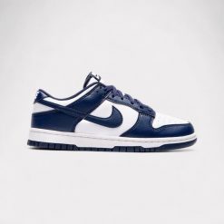 Buty Sportowe Męskie Nike Dunk Low Retro. Niebieskie buty do biegania męskie Nike, bez wzorów, bez zapięcia, do biegania. Za 422.40 zł.