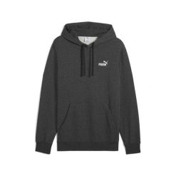 Męska bluza z kapturem Essentials z małym logo No. 1 PUMA Dark Gray Heather. Szare bluzy nierozpinane męskie Puma, m, bez wzorów, prążkowane, z kapturem. Za 229.00 zł.