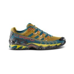 Buty do biegania trail La Sportiva Ultra Raptor II zielone. Zielone buty do biegania męskie La Sportiva, bez wzorów, z materiału, bez zapięcia, do biegania. Za 760.10 zł.