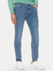 Tommy Hilfiger Jeansy Bleecker MW0MW38823 Niebieski Slim Fit. Niebieskie jeansy męskie Tommy Hilfiger, bez wzorów, z bawełny. Za 329.99 zł.