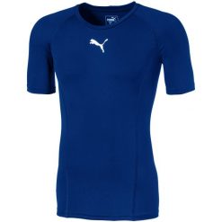 Koszulka męska Puma LIGA Baselayer SS. Białe bielizna termoaktywna męska Puma, m, bez wzorów, bez ramiączek, do piłki nożnej. Za 170.14 zł.
