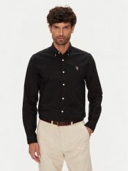 U.S. Polo Assn. Koszula MUP3247 Czarny Slim Fit. Czarne koszule męskie U.S. Polo Assn., m, bez wzorów, z bawełny, bez kołnierzyka, bez ramiączek. Za 269.99 zł.