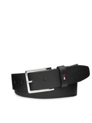 Tommy Hilfiger Pasek Męski Oliver 3.5 Ext AM0AM11461 Czarny. Czarne paski męskie Tommy Hilfiger, bez wzorów, ze skóry. Za 169.99 zł.