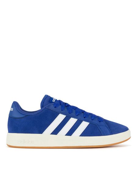 Adidas Sneakersy GRAND COURT BASE 00s IH1039 Niebieski. Niebieskie buty sportowe na co dzień męskie ADIDAS, m, bez wzorów, ze skóry, bez ramiączek, bez kaptura. Za 299.99 zł.