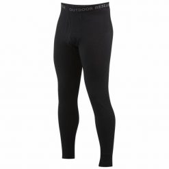 Legginsy Outdoor Research Alpine Onset Merino 150. Czarne legginsy męskie OUTDOOR RESEARCH, bez wzorów, z materiału, outdoorowe. Za 407.00 zł.