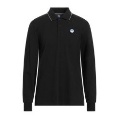 NORTH SAILS POLO LONG SLEEVE Czarny. Czarne koszulki polo męskie North Sails, m, bez wzorów, z tkaniny, bez kołnierzyka, bez ramiączek. Za 283.99 zł.