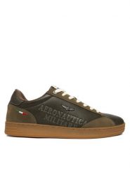 Aeronautica Militare Sneakersy 252SC0306UCT03385 Zielony. Zielone buty sportowe na co dzień męskie Aeronautica Militare, m, bez wzorów, ze skóry, bez ramiączek, bez kaptura. Za 269.99 zł.
