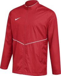 Kurtka męska Nike Park 26 Rain czerwona HM7265 657 L. Czerwone kurtki męskie Nike, l, bez wzorów, bez ramiączek, bez kaptura. Za 160.91 zł.
