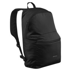 Plecak turystyczny Quechua Escape NH100 17 litrów. Czarne plecaki męskie QUECHUA, bez wzorów, z materiału. Za 29.99 zł.