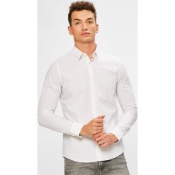 Calvin Klein Jeans - Koszula. Białe koszule męskie Calvin Klein Jeans, l, bez wzorów, z bawełny, bez kołnierzyka, bez ramiączek. W wyprzedaży za 239.90 zł.