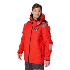 Kurtka Helly Hansen aegir race. Czerwone kurtki męskie Helly Hansen, m, bez wzorów, sportowe, bez ramiączek, bez kaptura. W wyprzedaży za 2,280.00 zł.