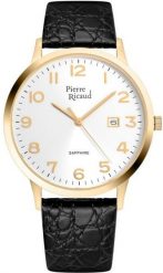 Zegarek męski Pierre Ricaud P91022.1223Q2 czarny. Czarne zegarki męskie Pierre Ricaud. Za 370.00 zł.