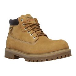 Buty męskie SKECHERS Sergeants Verdict. Brązowe buty zimowe męskie Skechers, bez wzorów, ze skóry, bez obcasa, bez zapięcia. Za 299.99 zł.