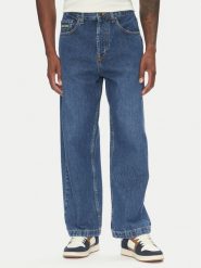 DC Jeansy Worker Baggy ADYDP03093 Niebieski Baggy Fit. Niebieskie jeansy męskie DC, bez wzorów, z bawełny. Za 219.99 zł.