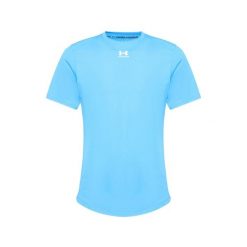 Koszulka Under Armour Challenger Pro. Niebieskie t-shirty sportowe męskie Under Armour, bez wzorów, sportowe, bez ramiączek. Za 159.50 zł.