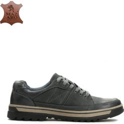 Granatowe Skórzane Półbuty Molecular. Buty sportowe na co dzień męskie Born2be. Za 139.99 zł.