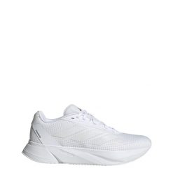 Buty Duramo SL. Białe buty do biegania męskie ADIDAS, bez wzorów, z materiału, bez zapięcia, do biegania. Za 239.00 zł.