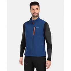 Męska kamizelka softshellowa Kilpi NOIL-M. Niebieskie kamizelki męskie Kilpi, m, bez kaptura. Za 215.49 zł.