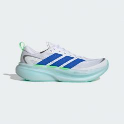 Buty Do Biegania Supernova Glide M. Białe buty do biegania męskie ADIDAS, bez wzorów, bez zapięcia, do biegania. Za 569.00 zł.