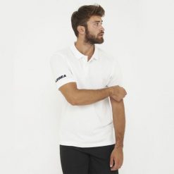 Polo oversize Ariete. Białe koszulki polo męskie Legea, m, bez wzorów, z bawełny, casualowe, bez kołnierzyka, bez ramiączek. W wyprzedaży za 60.00 zł.
