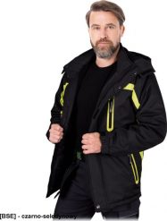 Kurtka męska R.E.I.S. HERMAN - kurtka ocieplana polarem, 100% poliester 150 g/m2, stójka, odpinany kaptur z polarową podszewką, 4 kieszenie, rękawy śc. Kurtki męskie R.E.I.S., m, bez wzorów, z polaru, bez ramiączek, bez kaptura. Za 172.80 zł.