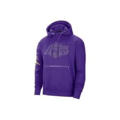 Bluza sportowa męska Nike Nba Los Angeles Lakers. Bluzy nierozpinane męskie Nike, m, bez wzorów, z kapturem. Za 349.00 zł.