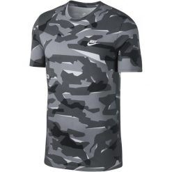 Nike T-Shirt Męski M Nsw Tee Camo Pack 1/Wolf Grey/Cool Grey/White Xl. T-shirty sportowe męskie marki Nike. W wyprzedaży za 109.00 zł.