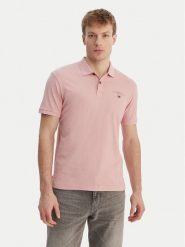 Napapijri Polo Elbas NP0A4GB4 Różowy Regular Fit. Czerwone koszulki polo męskie Napapijri, m, bez wzorów, z bawełny, bez kołnierzyka, bez ramiączek. Za 299.99 zł.