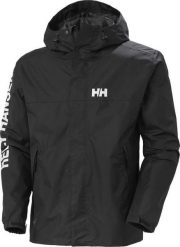 Kurtka męska Helly Hansen Ervik czarna r. XL. Czarne kurtki męskie Helly Hansen, m, bez wzorów, bez ramiączek, bez kaptura. Za 579.99 zł.