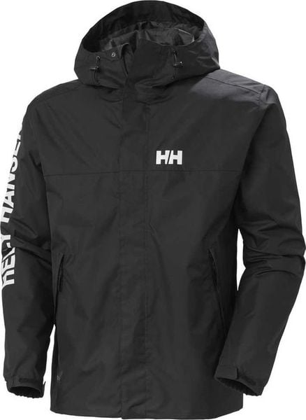 Kurtka męska Helly Hansen Ervik czarna r. M. Czarne kurtki męskie Helly Hansen, m, bez wzorów, bez ramiączek, bez kaptura. Za 579.99 zł.
