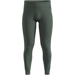 Spodnie Odlo BL BOTTOM long MERINO 260. Zielone bielizna termoaktywna męska Odlo, bez wzorów, z wełny, bez ramiączek, trekkingowe. W wyprzedaży za 383.98 zł.